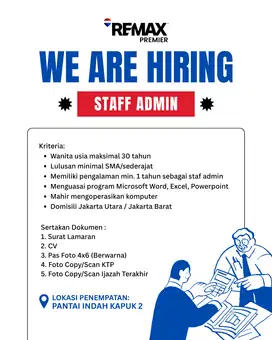 Lowongan Kerja - Staff Administrasi Kantor Properti
