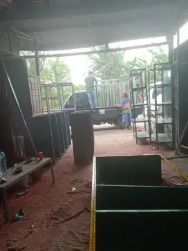 Rak besi siku lubang  serbaguna siap kirim cod