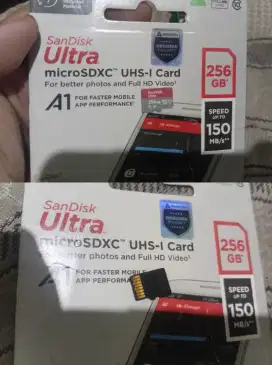 Microsd memorycard sandisk ultra 256GB original