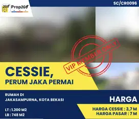 CESSIE KHUSUS INVESTOR , Rumah Jaka Permai, Bekasi