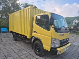 Truk Mitsubishi Canter Engkel Long Full Box Besi Model Container 2014