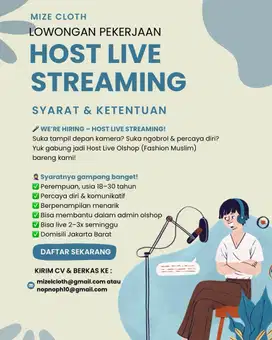host live fashion wanita
