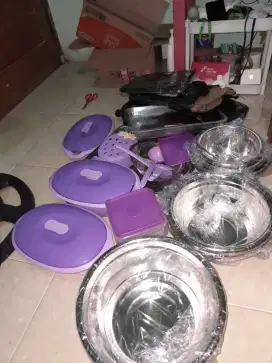 Tempat lauk dan bowl + nampan