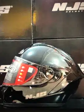 Helm Njs Zx 1 Size L, Hitam Glossy
