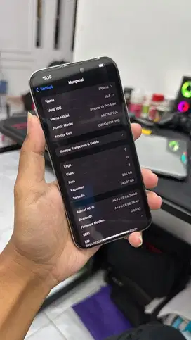 Iphone 15 promax 256GB ex resmi ibox hp kabel only