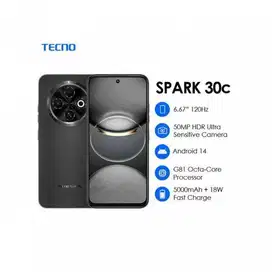 INFINIX TECNO SPARK 30C (6/128) NEW GARANSI RESMI NASIONAL