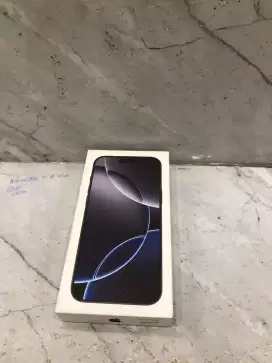 Di jual HP NEW IPHONE 16 PRO MAX 256GB warna BLACK
