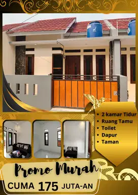 RUMAH MINIMALIS 2 KAMAR DILOKASI STRATEGIS MULAI DARI 175 JUTAAN