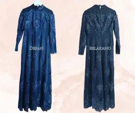PRELOVED - DRESS PANJANG NAVY