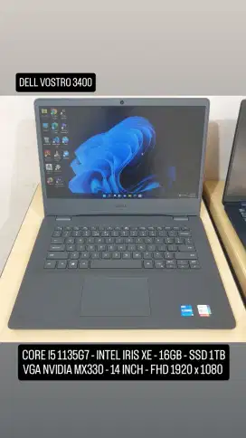DELL VOSTRO 3400 - I5 GEN 11 - VGA NVIDIA MX330 - 16/1TB SSD