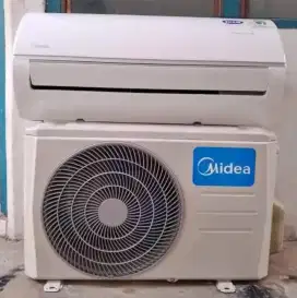 Jual ac Midea 1/2 pk R410 lowwat 360 watt kondisi 95% ori semua