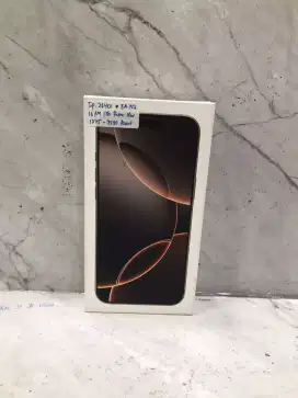 Di jual HP NEW IPHONE 16 PRO MAX warna DISSET TITANIUM 1TB