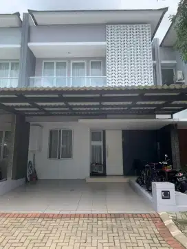 Rumah Discovery Lumina Bintaro Jaya murah siap huni semi furnished