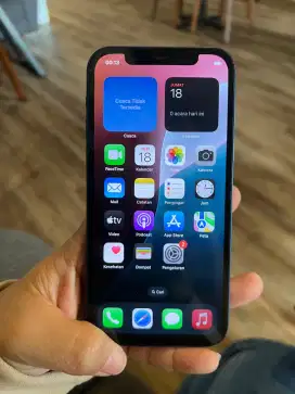 Iphone 12 128gb all operator mulusss warna blue