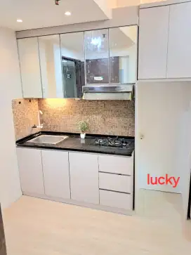 Mewah srt SHM apartemen sunter park view furnish baru lanrai parkit