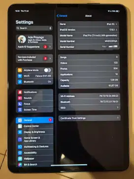 Ipad Pro 4th Generation IBOX Wifi Only 128gb