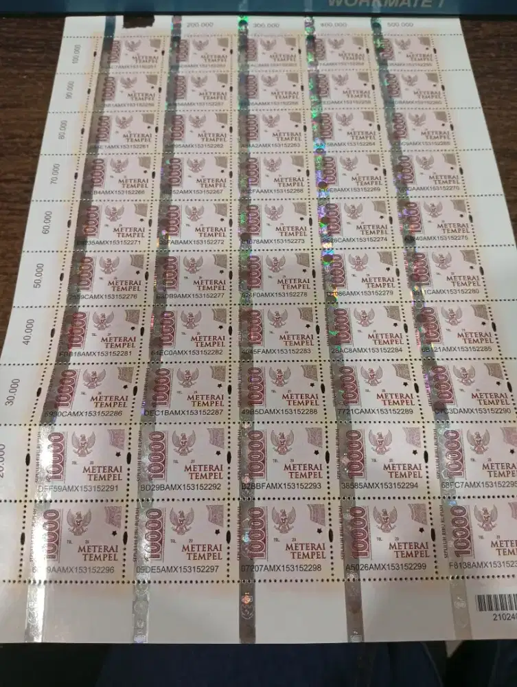 Materai Baru Udah ga di pakai