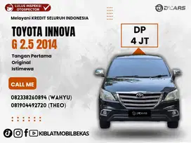 [DP:4JT] INNOVA 2.5 G 2014 AT DIESEL TANGAN 1 ORIGINAL