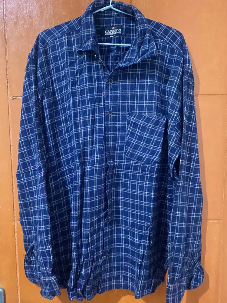 Flannel CARDINO dongker (preloved)