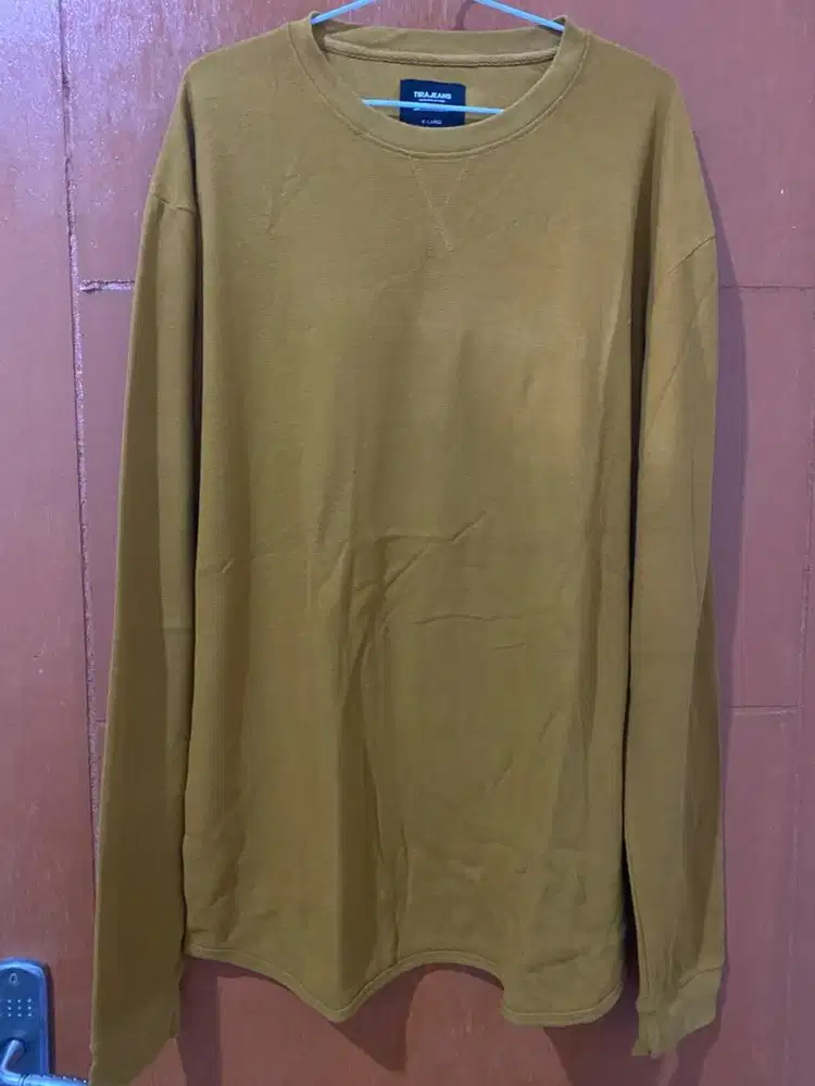 Baju TIRAJEANS lengan panjang mustard XL (preloved)