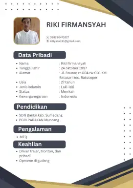 Cari pekerjaan sebagai driver SIM BII umum