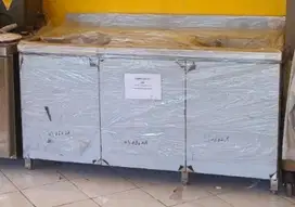 Meja wastafel kafe stainles 1.5 meter