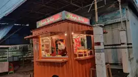 Gerobak container tebal