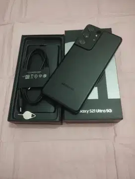 jual hp samsung s21 ultra 5G, ram 12/256 fullset sein.