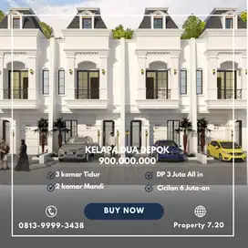 Rumah mewah dekat kampus ui dan gundar kelapa dua depok