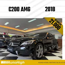 DP10% [Km21.000] C200 AMG 2019 Black Reg 2017 #AUTOHIGH