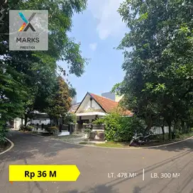 TURUN HARGA!! DIJUAL RUMAH TUA HITUNG TANAH  BANGUNAN MASIH LAYAK HUNI