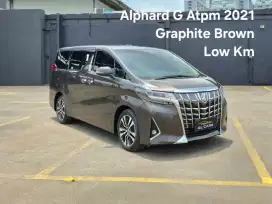 Alphard G Km 20rb Cash Atpm 2021 Graphite Brown Coklat Toyota 2.5 G