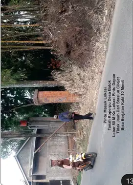 Dijual Tanah 1 hamparan di Tapos Tenjo Bogor