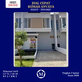 Rumah Anvaya Juanda Sedati Tambak Cemandi Wiguna Gununganyar Rungkut S