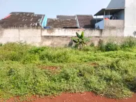 tanah 84m shm akses mobil pinggir jalan di jl Abdurahman cibubur