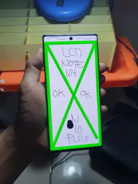 LCD SAMSUNG GALAXY NOTE 10 PLUS ORIGINAL FULLSET FRAME