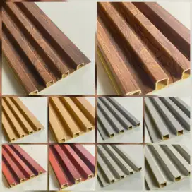 PUSAT GROSIR WPC Woodpanel wallboard motif oakwood motif jati premium