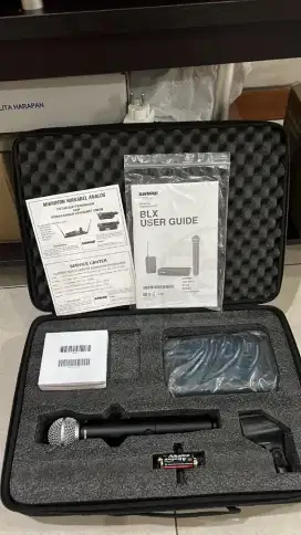 Mic Shure Wireless BLX 24A / SM58 - Q25