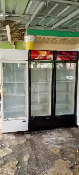 showcase 1 pintu pendingin minuman