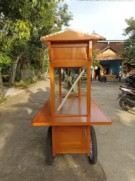 Gerobak Angkringan Bakso Mie Ayam PeceL Bubur Sate Martabak Ronde dlL