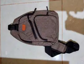 Jual tas pinggang pria/wanita, masih baru, coklat, murah