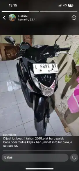 Dijual beat fi tahun 2015