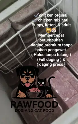 Rawfood untuk kucing anjing