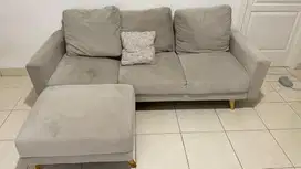 Jual Sofa L Second 180 cm (Belum Setahun)
