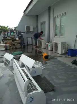 Service ac cuci ac,bongkar pasang ac tambah freon ac service kulkas