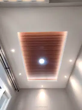 Penerangan lampu elektronik drop cielling gypsum