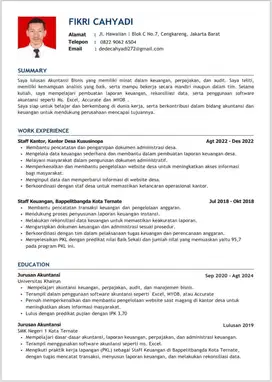 Fresh Graduate Akuntansi Mencari Peluang Kerja | Memiliki SIM A & C