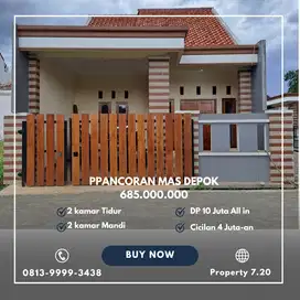 Jual rumah siap huni kpt atau cash rangkapan jaya pancoran mas depok