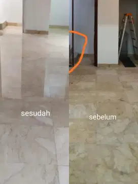 Jasa tukang poles lantai marmer teraso dll