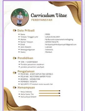 Mencari pekerjaan modal KTP dan kejujuran